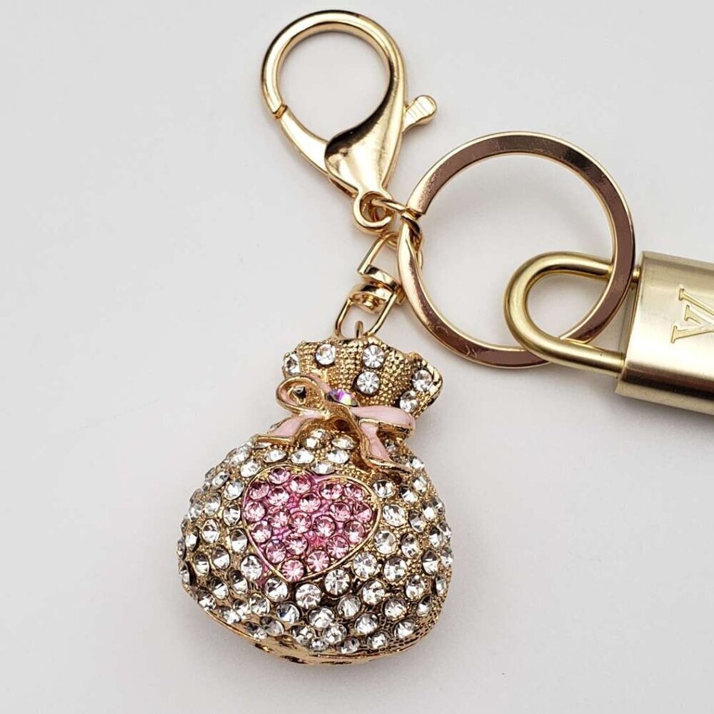 LV Gold Padlock & Key 🔒 Authentic Louis Vuitton Bag Unbranded Charm - Picture 4 of 7